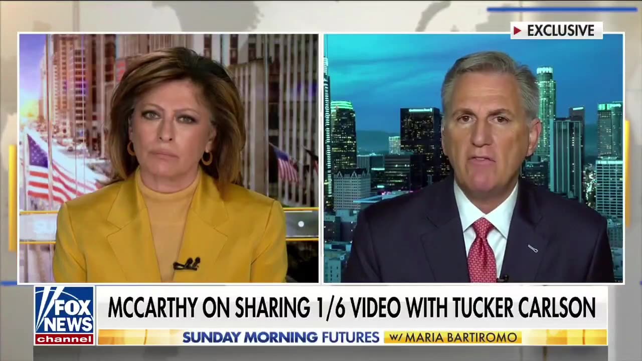 Tucker Getting Access To The J6 Tapes Was Just The Beginning - McCarthy With Maria Bartiromo