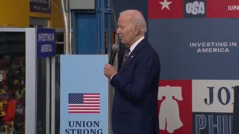 Biden on Trump: “The former president and maybe the future president.”