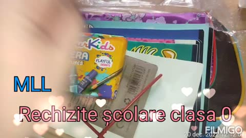 Rechizite școlare clasa 0