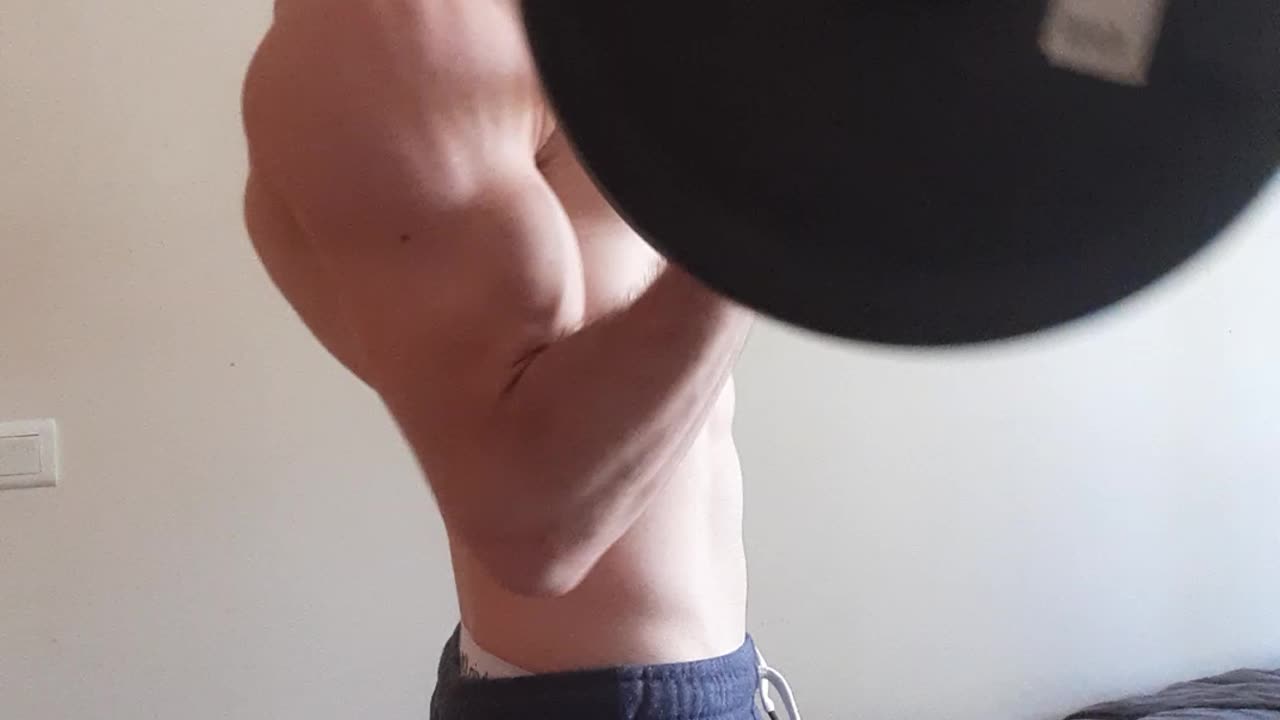 Biceps Curls 27kg 59.4lbs