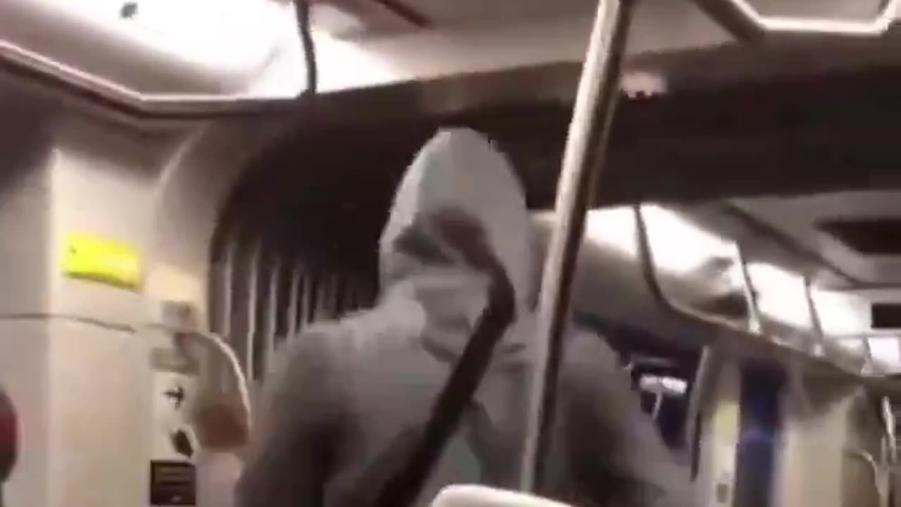 Man asks the usual suspect not to smoke on the bus and in response he hits him.