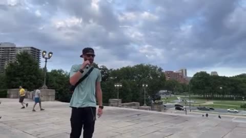 Witsit visits the steps of “Rocky” in Philadelphia
