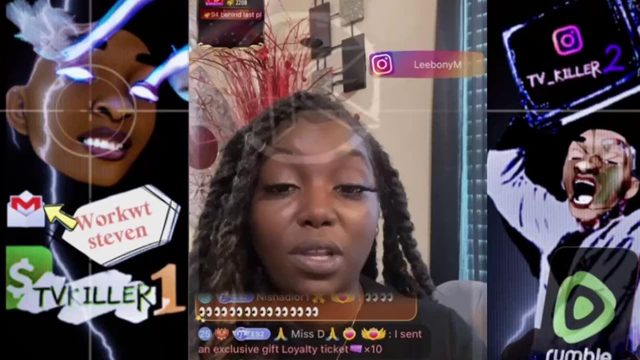 EBBIMAY POPING HER SHIT WHILE TOMIKAY DOUBLE BIGO HER