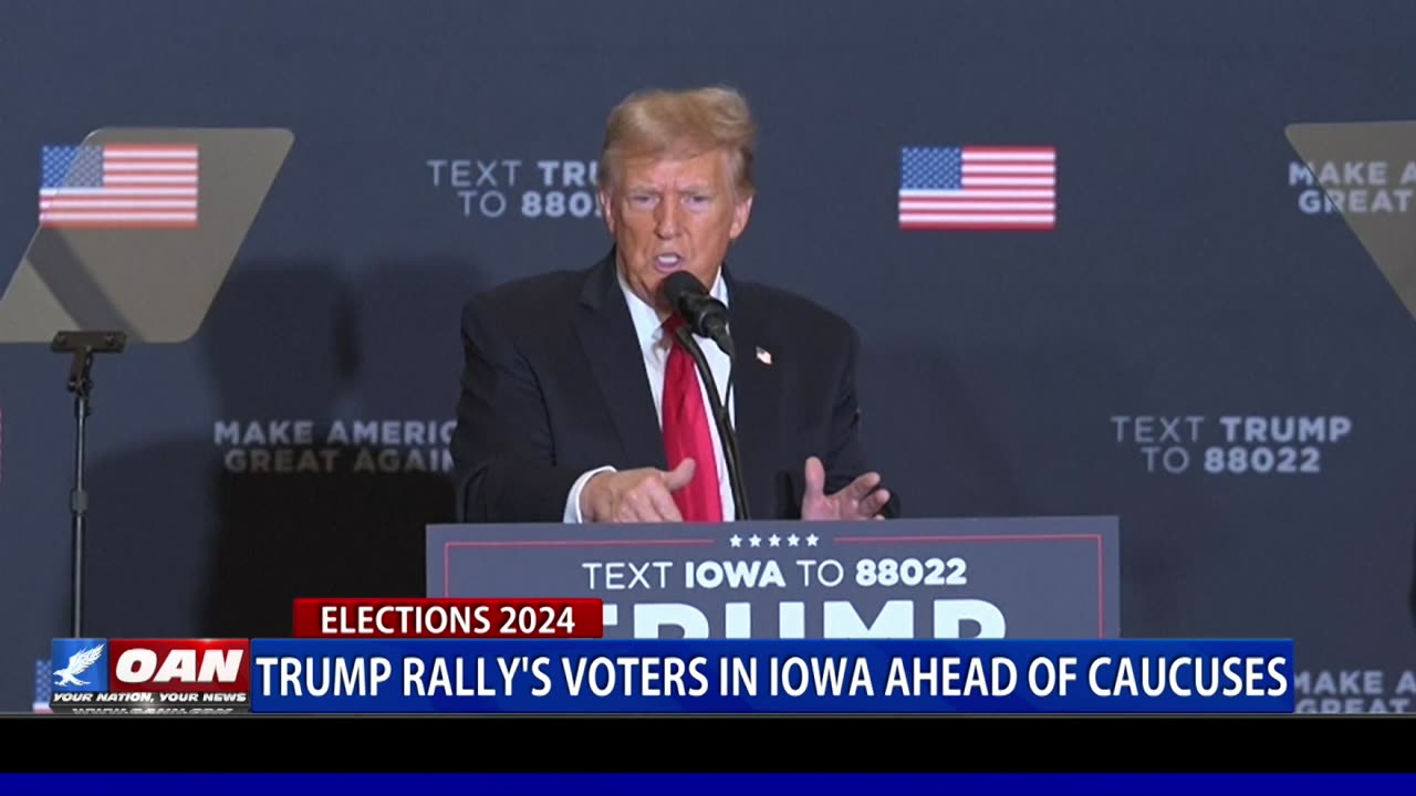 Trump Rallies Voters In Iowa Ahead Of Caucuses