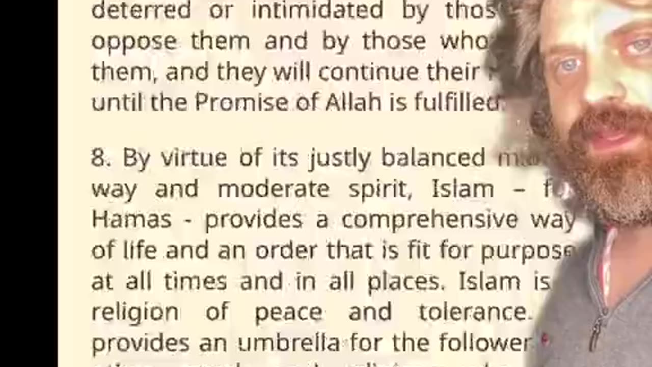 Hamas Charter Proclaims their Enemy is Zionism