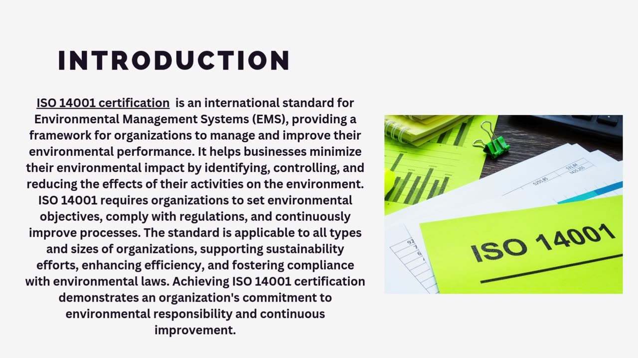 Enhancing Environmental Management Systems: ISO 14001 CERTIFICATION