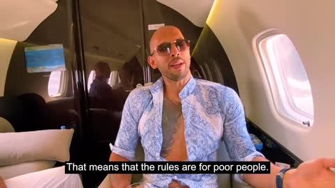 ANDREW TATE SAID RULES ARE FOR THE POOR
