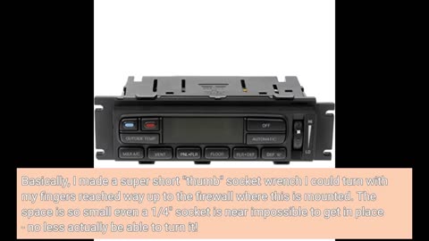Dorman 604-214 HVAC Blend Door Actuator for Select Ford / Lincoln / Mercury Models, Black