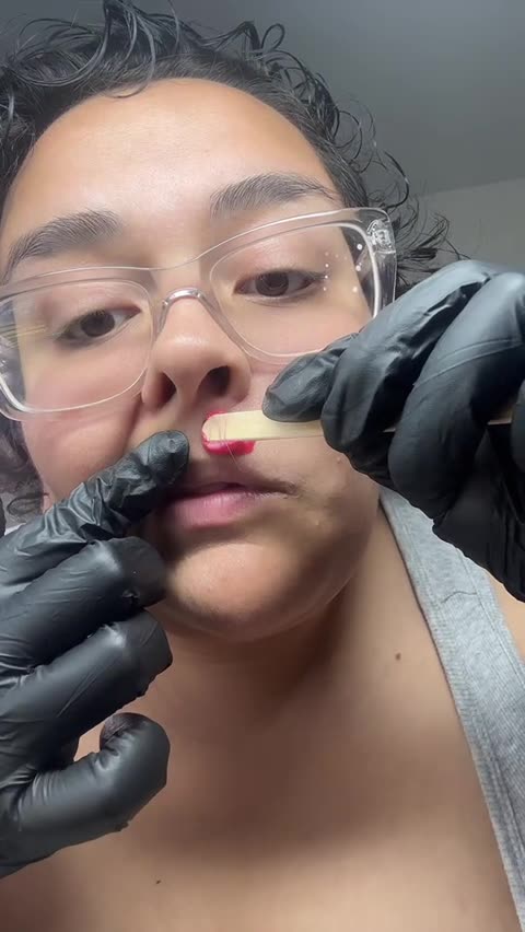 Smooth and Gentle Upper Lip Waxing with Sexy Smooth Cherry Desire Hard Wax | That's The Look Beauty