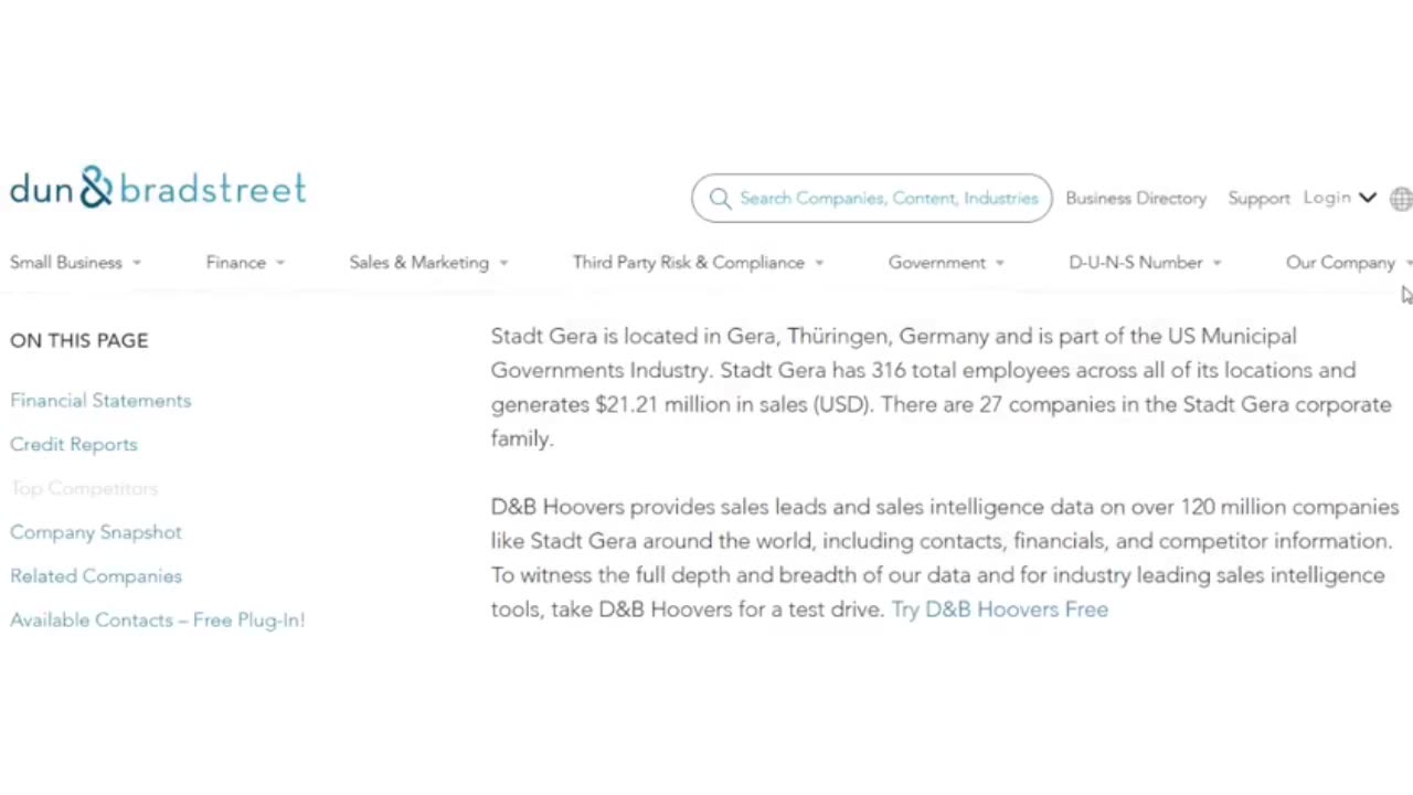 Deutschland als Besetzung in Verwaltung Register