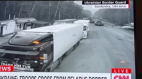 CNN reports that tanks are entering Ukraine from Belarus