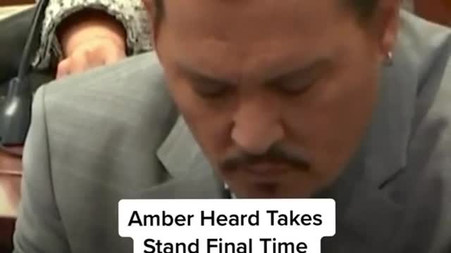 Amber Heard Takes Stand Final Time in Libel Lawsuit