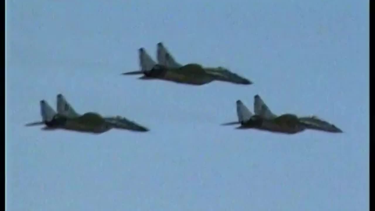 Ukrainian Independence Day Parade Fly-Over 1997