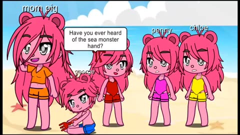 hand Sea monster Meme Peppa pig gacha