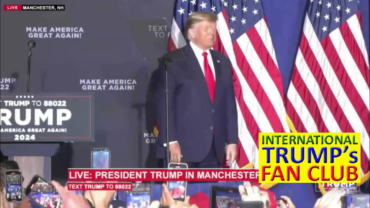 Donald J. Trump in Manchester, NH