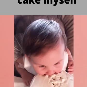 I'll eat my cake myself