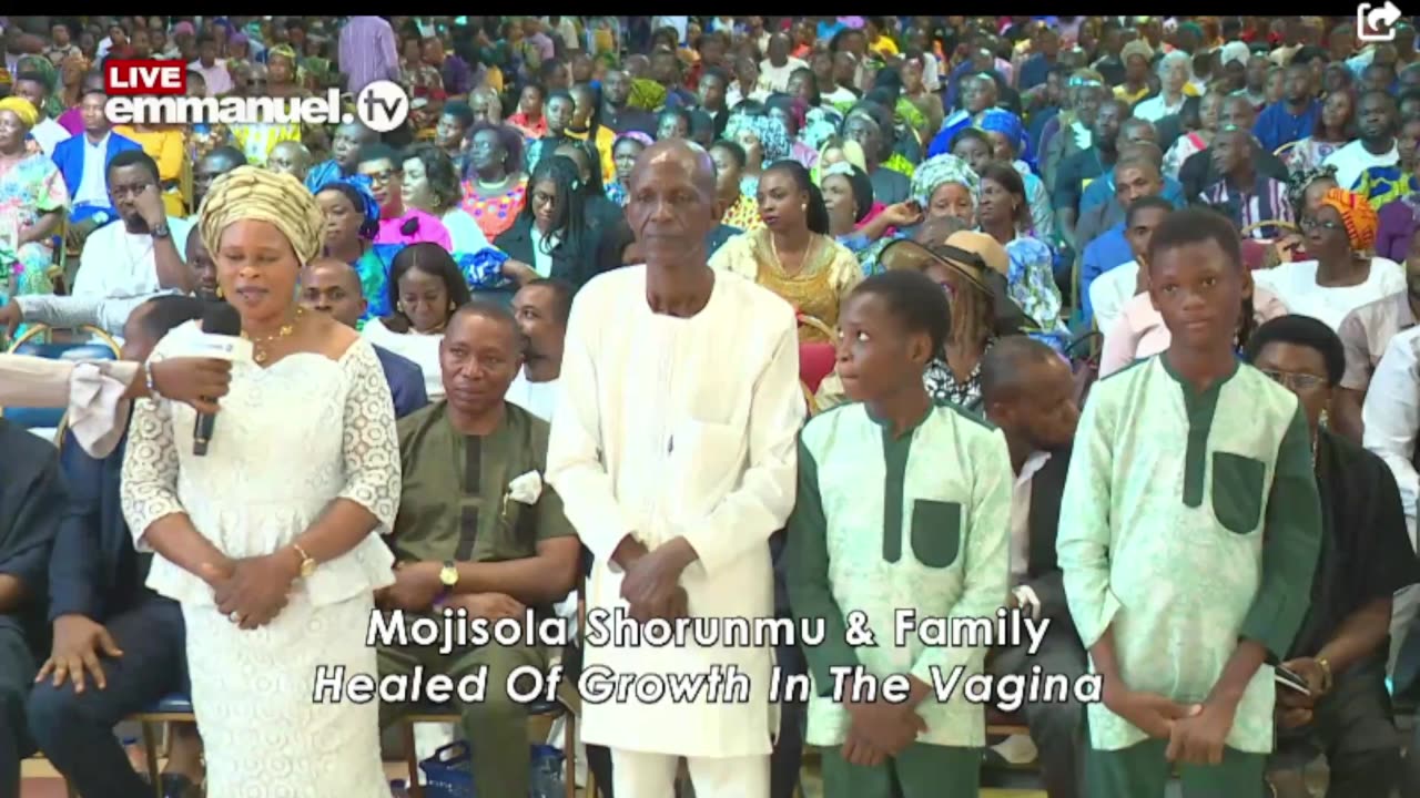 Mojisola Shorunmu & Familu Healed of Growth in the Vagina