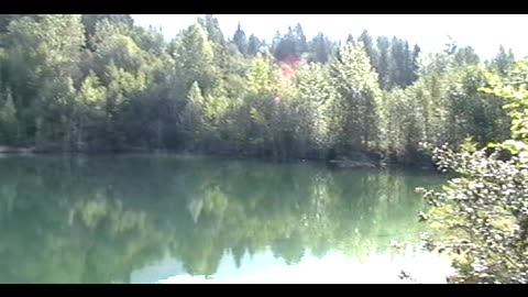 Deer and lakes of Montana