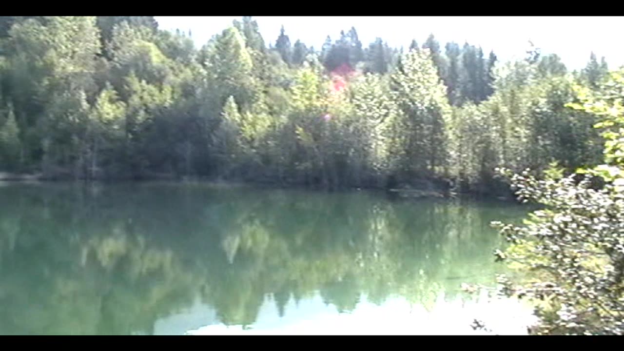 Deer and lakes of Montana