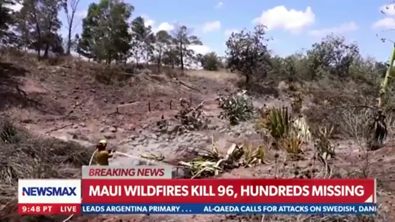 Maui Fires - Newsmax - Whole neighborhood of children is dead