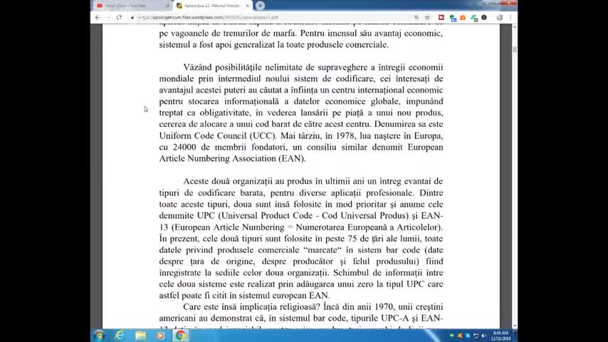 APOCALIPSA 13, sfarsitul libertatii umane & carte ortodoxa