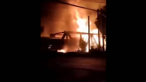 Semi Gets Stuck On The Railroad Tracks