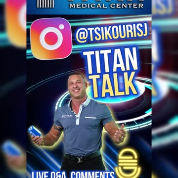 Catch our Titan Talk LIVE STREAM every Tuesday on Instagram @tsikourisj