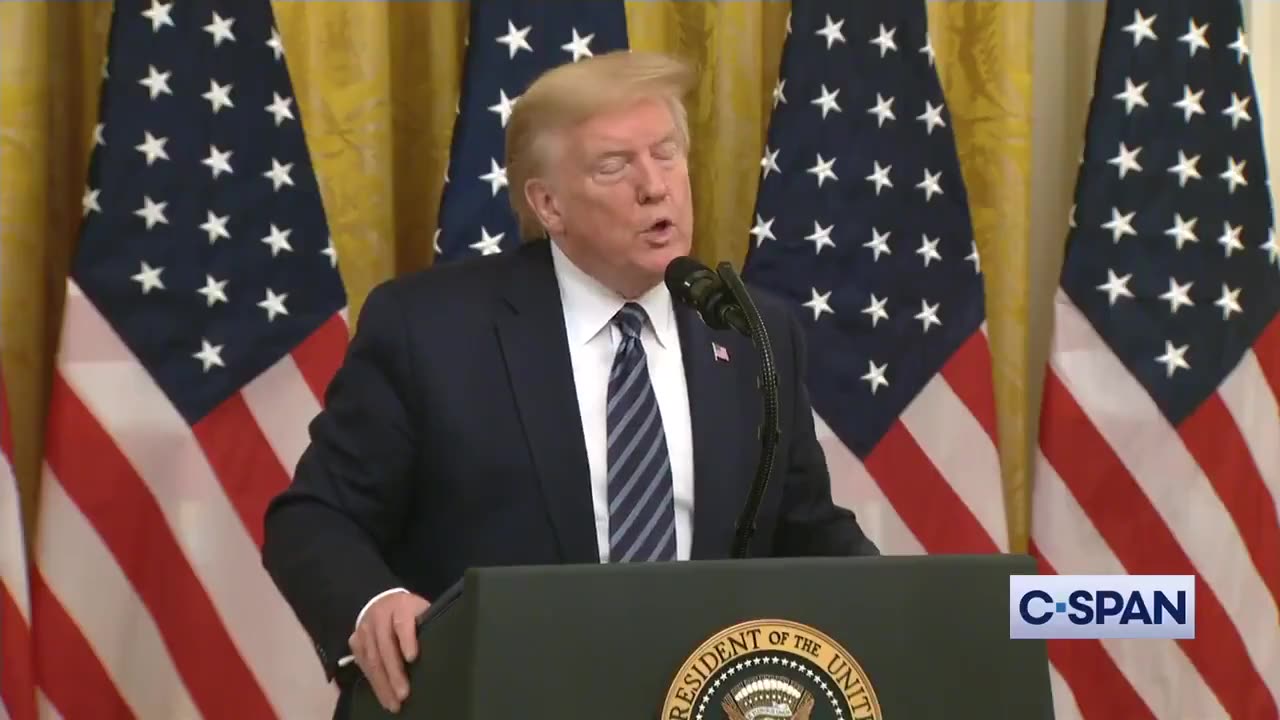 April 2020: Trump say YES he has seen evidence COVID leaked from a lab