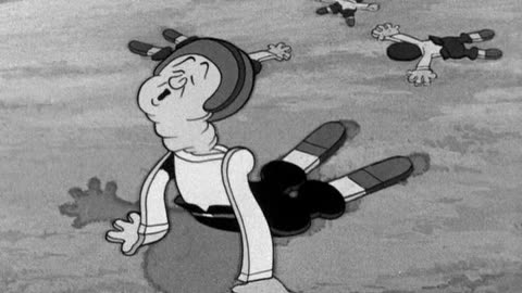 Popeye the Sailor - 1937x10 - The Football Toucher Downer