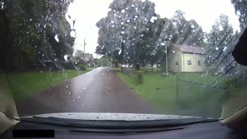 Rainy Day Country Drive