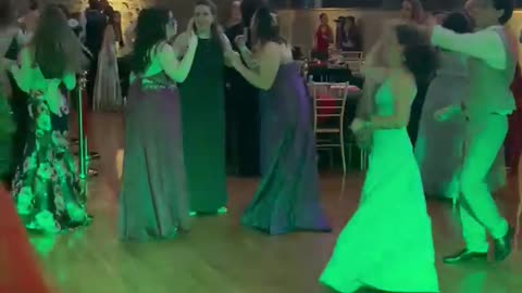 Ben and Zoe “cutting a rug”