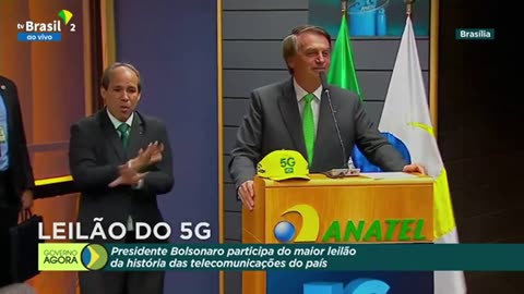 DISCURSO DO BOLSONARO NO LEILÃO DO 5G