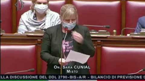 Sara Cunial senatrice 27/12/2020