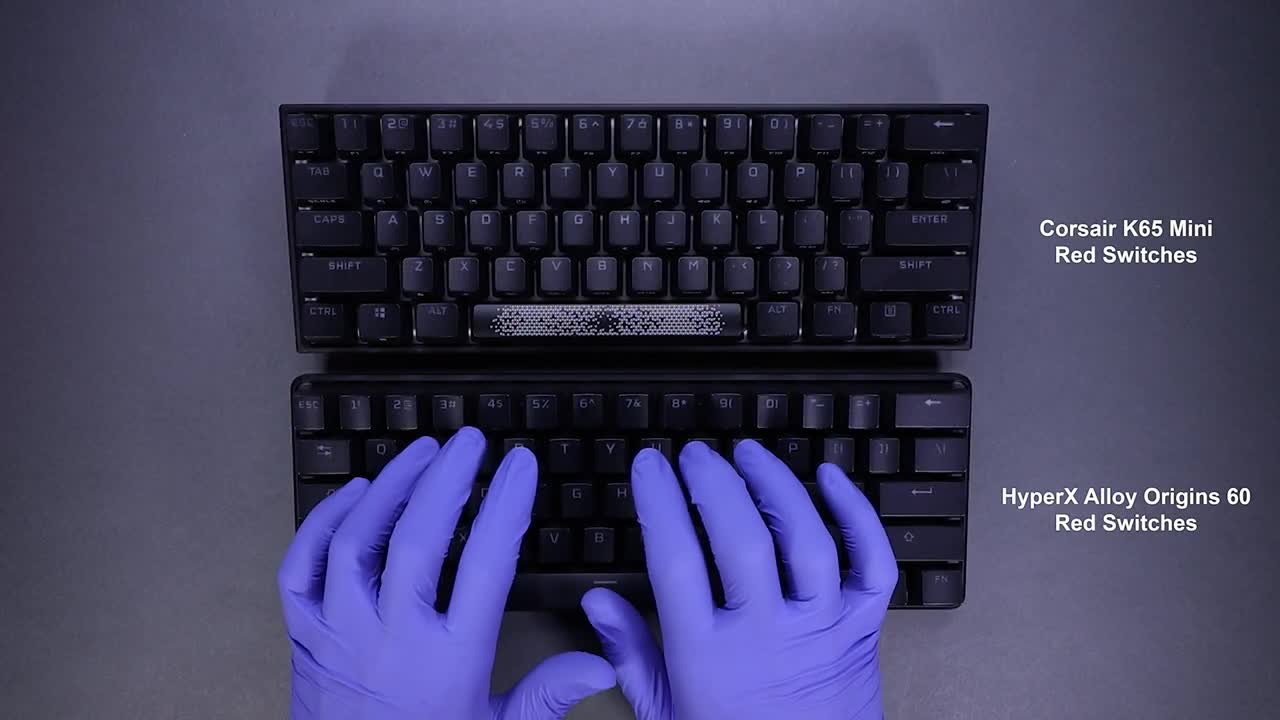 HyperX Alloy Origins 60 Gaming Keyboard + HyperX Pudding Keycaps Unboxing