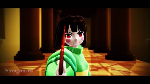 MMD 💔 Undertale Stronger than You by Chara