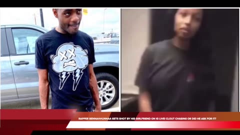 RAPPER BENNAHHUNNAA GETS SHOT BY HIS GIRLFRIEND ON IG LIVE!!
