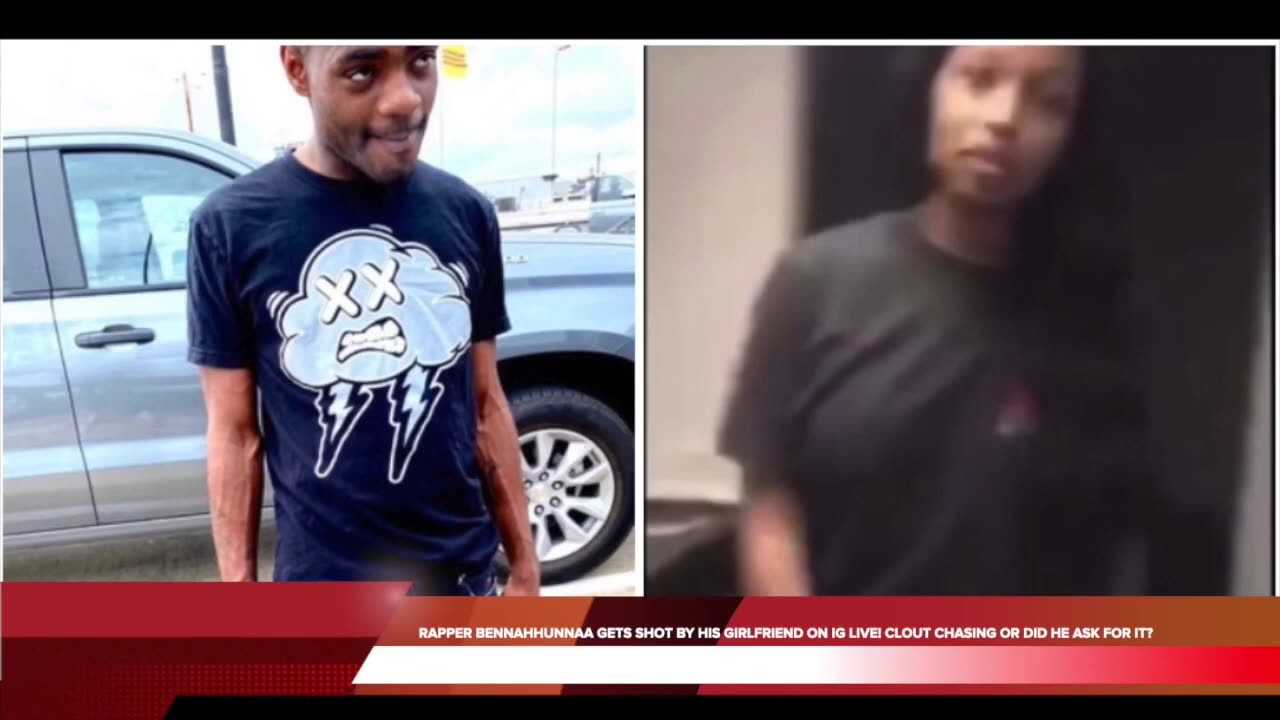 RAPPER BENNAHHUNNAA GETS SHOT BY HIS GIRLFRIEND ON IG LIVE!!