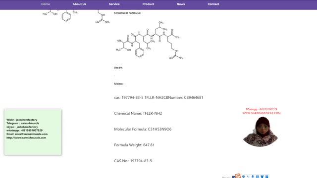 cas: 197794-83-5 TFLLR-NH2