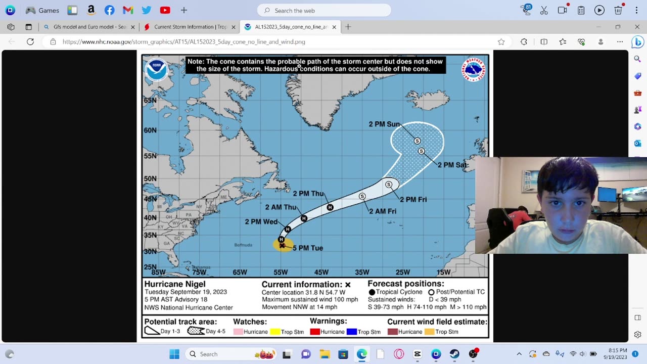 Weather 7 News September 19 2023 (New GFS Model and Euro Model)