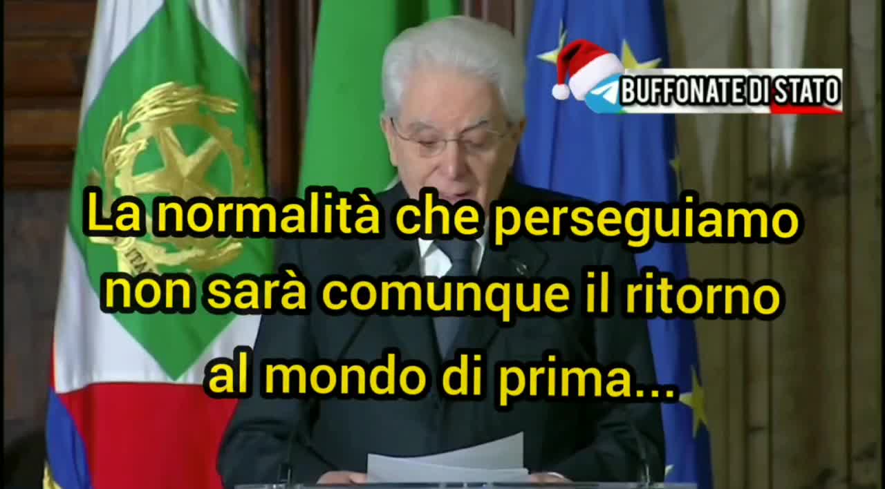 Mattarella :La normalità che perseguiamo non sarà comunque il ritorno al mondo di prima