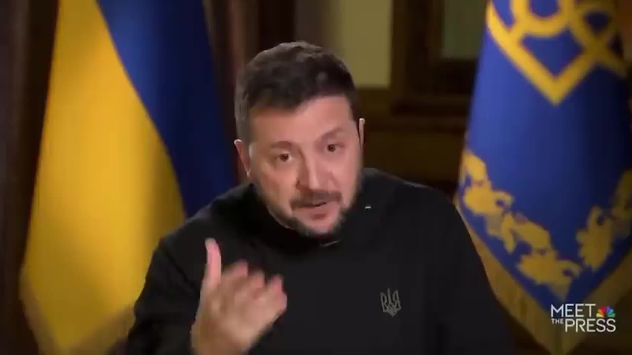 Zelensky is now resorting to begging for credit on national television like a homeless man