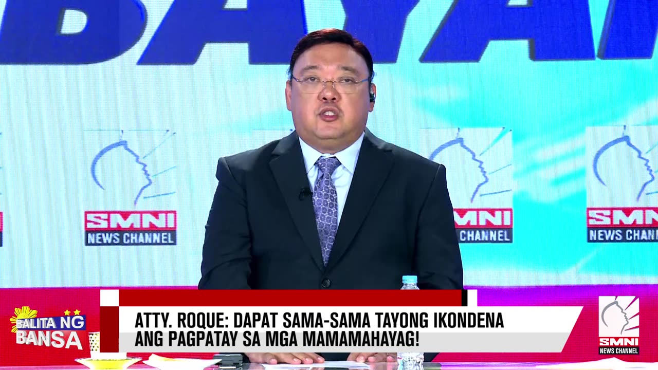 Atty. Roque: Dapat sama-sama tayong ikondena ang pagp*tay sa mga mamamahayag!