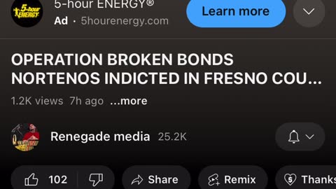 More of the same. Northern California gang sweep