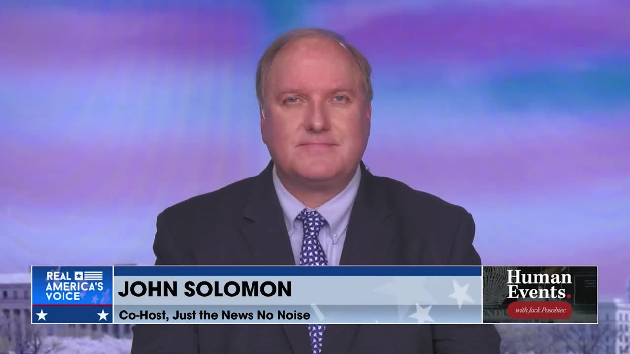 John Solomon tells Jack Posobiec about edited audio from Jan 6 footage