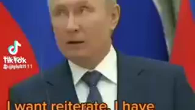 This is what putin says