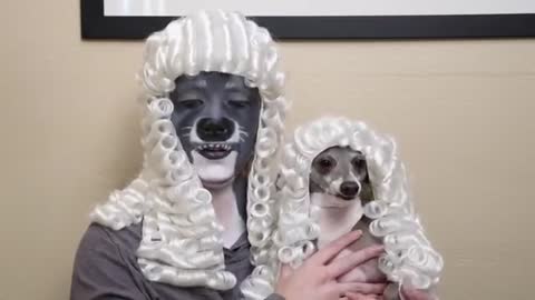 She turned herself into a dog you can't miss this must see