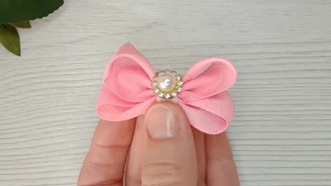 🎀 Cute mini Bow | Easy Ribbon Bow 6