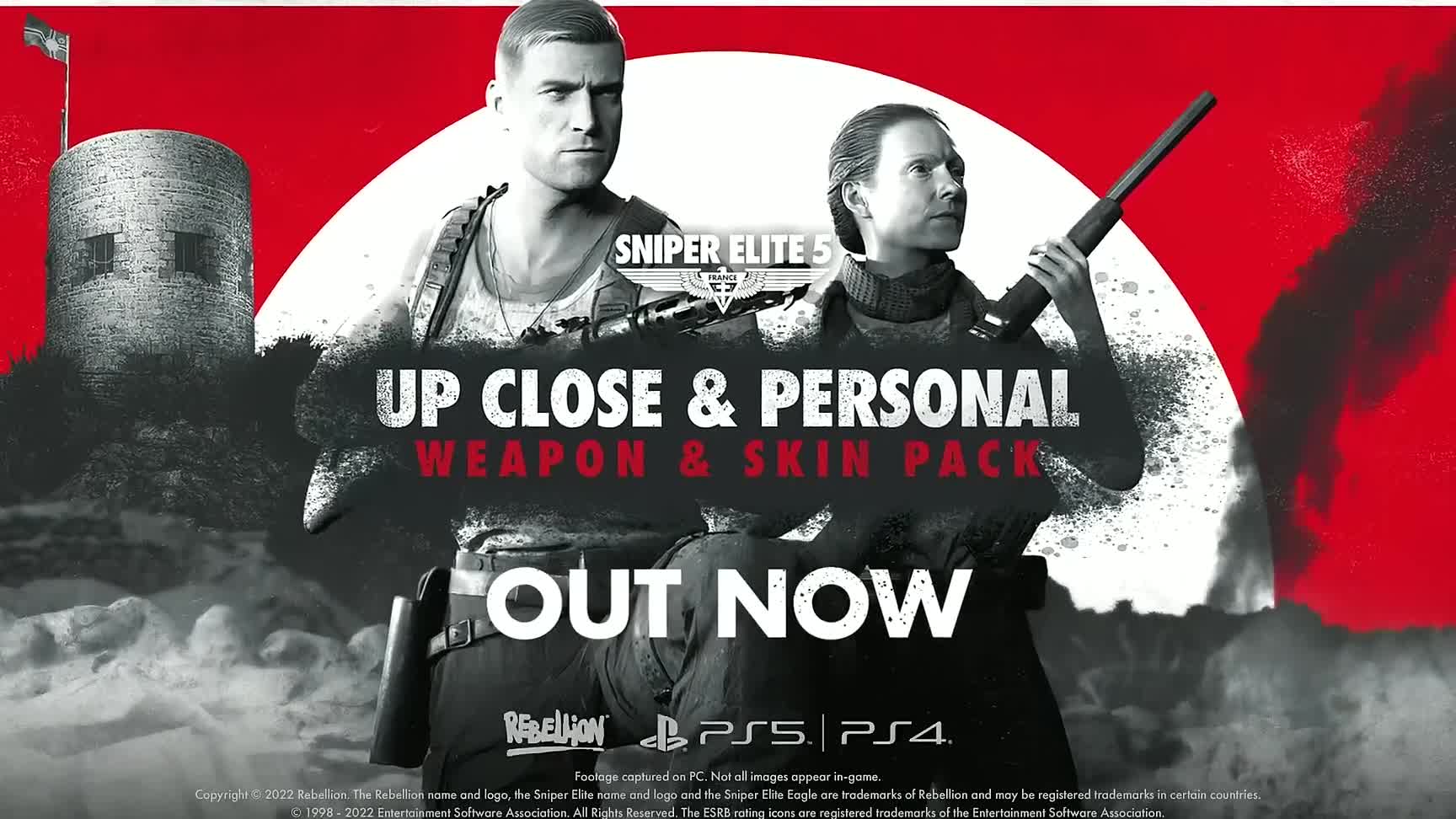 Sniper Elite 5 - Up Close & Personal Weapon & Skin Pack PS5 & PS4 Games