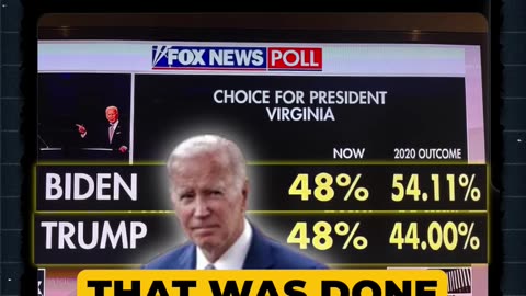 Trump & Biden tied in Virginia #Polling #Election2024