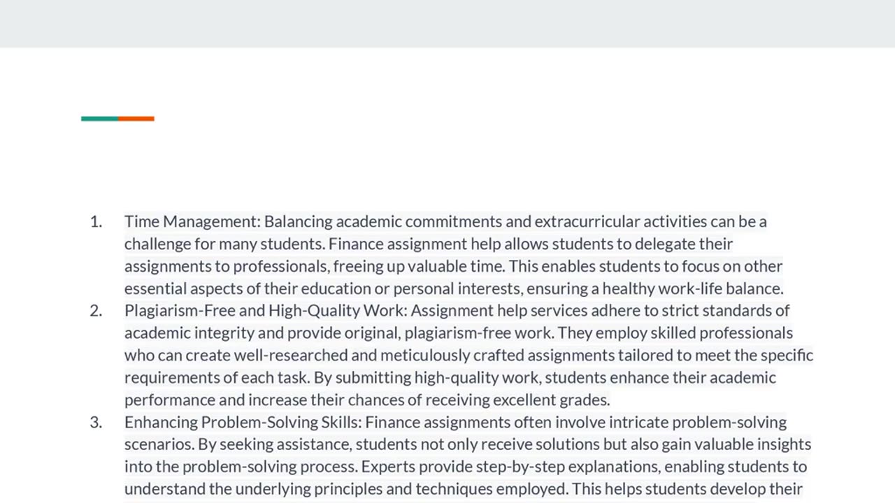 Finance Assignment Help: Unlocking Success in Financial Studies
